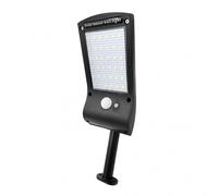 Fabrilamp 166664009 - aplique solar 6500k kira negro 400 lm ip65 5x8x2