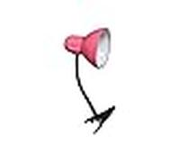 FABRILAMP AKUNADECOR Flexo Con Pinza Modelo Clip Rosa De 1 Luz