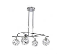 Fabrilamp akunadecor lampara modelo varanasi cromo 4 luces