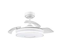 FABRILAMP AKUNADECOR Ventilador Dc Dani S Blanco Led 3 Temperaturas Y Temporizador
