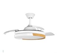 FABRILAMP AKUNADECOR Ventilador Emperador Dc Blanco Con Memoria De Color