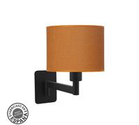Fabrilamp aplique abatible moda 1xe14 negro/naranja 26x17x28 cm