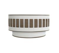 Fabrilamp aplique ivanna 1xe27 blanco-madera oscura 17x30x15 cm