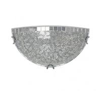 Fabrilamp aplique semi circular mosaico color cromo modelo tenor 1xe2