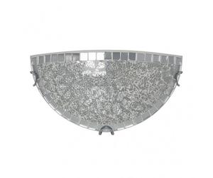 Fabrilamp aplique semi circular mosaico color cromo modelo tenor 1xe2