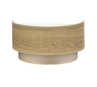 Fabrilamp aplique tania 1xe27 madera clara 15x30x16 cm