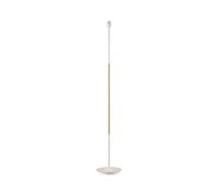 Fabrilamp arm.pie salon tropico 1xe27 blanco/haya 148x25x25cm