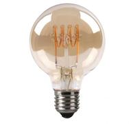 FABRILAMP Bombilla Filamen.spiral Horz.globo 12x8d 4w 250lm E27 Ambar 2200k