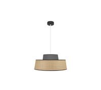 Fabrilamp colgante 1luz natural/gris modelo jia