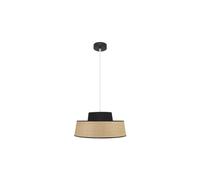 Fabrilamp colgante 1xe27 modelo jia natural/negro regulable