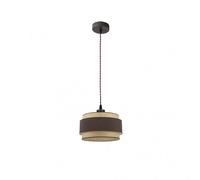 Fabrilamp colgante color marron/natural modelo kandy