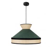 Fabrilamp colgante de techo en verde del modelo fabrizio