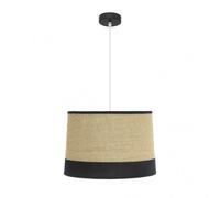 Fabrilamp colgante de techo modelo tietar de saco y detalle negro