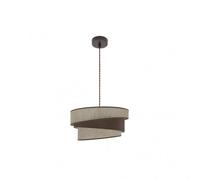 Fabrilamp colgante hara 1xe27 marron/marron regx40x40 cm