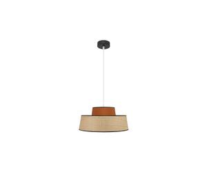 Fabrilamp colgante natural/calabaza modelo jia 1luz regulable