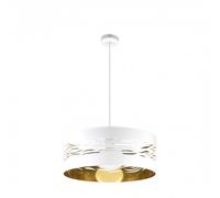 Fabrilamp colgante niebla 1xe27 blanco blanco oro 50d