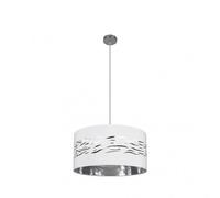 Fabrilamp colgante niebla 1xe27 cromo blanco plata 40d