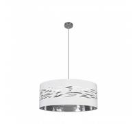 Fabrilamp colgante niebla 1xe27 cromo blanco plata 50d