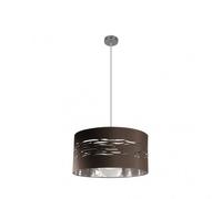 Fabrilamp colgante niebla 1xe27 cromo marrón plata 40d