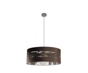 Fabrilamp colgante niebla 1xe27 cromo marrón plata 50d