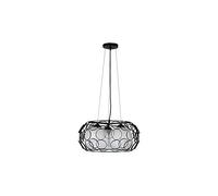 FABRILAMP Colgante Peregrino 3xE27 Negro 45d