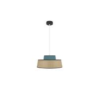 Fabrilamp colgante regulable modelo jia 1luz naturalurquesa