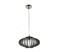 Fabrilamp colgante sapelli 1xe27 madera café 35d