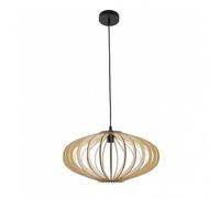 Fabrilamp colgante sapelli 1xe27 madera natural 45d