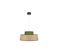 Fabrilamp colgante verde/natural modelo jia 1luz