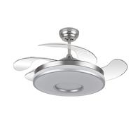 Fabrilamp Dani Ventilador de Techo con Motor DC y Mando a Distancia Cromo