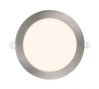 Fabrilamp downlight obsidiana 24w 4000k niquel redondo 2040lm 2,5x30x3