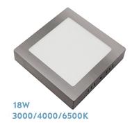 Fabrilamp downlight superf.gabro 18w 3000k-4000k-6500k niquel 1620lm 3