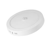 Fabrilamp Downlight Superf.jade 18W 1620lm 3000/4000/6500K Blanco redondo con sensor crepuscular