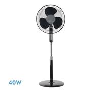 Fabrilamp etesio ventilador de pie para interior, motor ac 40 w, 3 asp
