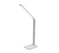 FABRILAMP Flexo Decada Plata 7w 525lm 6000k Reg. En 3 Intensidades Tactil Plegable Gira 180º 60x11x19cm