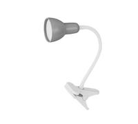 Fabrilamp flexo gates gris/blanco 6w 450lm 5000k fijacion c/pinza flex