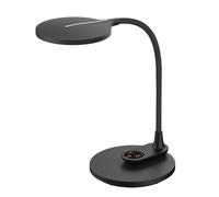 Fabrilamp flexo murillo negro 10w 790lm 3000-4500-6000k base duo reg.i