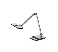 FABRILAMP Flexo Rubens Plata 9W 630lm 3000-4500-6000K Táctil con Memoria 27,4x35 cm