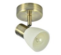 Fabrilamp foco dorado para baño modelo cholo 1xe14