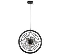 Fabrilamp Ganga Lámpara Colgante E27 Negro
