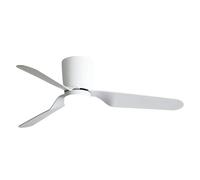 Fabrilamp Kochi Ventilador de Techo con Luz LED y Mando 33W Blanco
