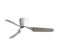 Fabrilamp Kochi Ventilador de Techo con Luz LED y Mando 33W Plata