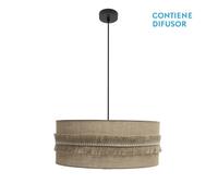 Fabrilamp lampara colgante de modelo kala acabado en beige
