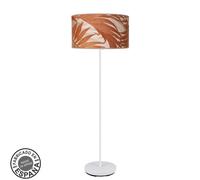 Abrila Moda Blanco/Caldera - Lámpara Pie Salón Moderno 1Xe27 40 Cm