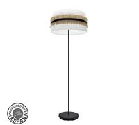 Fabrilamp lámpara de pie salon angola 1xe27 negr/blanc-yute 40d