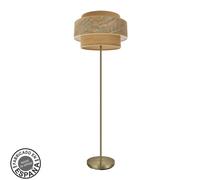 Fabrilamp lámpara de pie salon samoa 1xe27 cuero/camel 40d