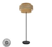 Lampara de pie metal color negro serie samoa 40cm