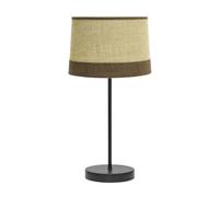 Fabrilamp lampara de sobremesa acabado en saco/marron modelo tietar