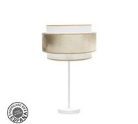 Fabrilamp lámpara de sobremesa alto nepal 1xe27 blanco/oro 30d