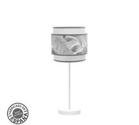 Fabrilamp lámpara de sobremesa camerun 1xe14 blanco/gris 18d